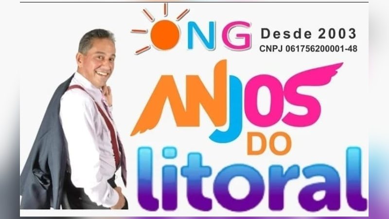 Arte oficial do programa Anjos do Litoral — Divulgação/TV Litoral Sul Paulista